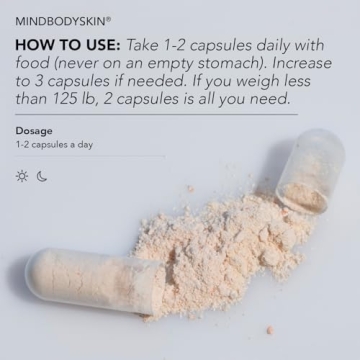 CLEARSTEM MINDBODYSKIN Natural Acne Supplement for Healthy Skin