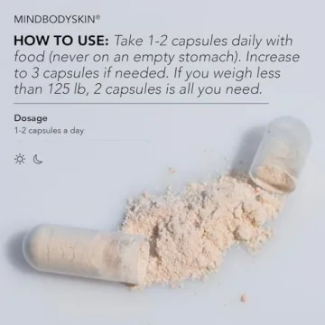 CLEARSTEM MINDBODYSKIN Natural Acne Supplement for Healthy Skin