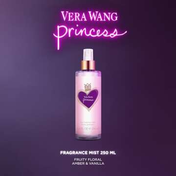 Vera Wang Princess Body Mist 8.4 fl oz (Pack of 1), Notes of Apple, Quava, and Vanilla, Women's Fragrance, Long Lasting, Everyday Fragrance