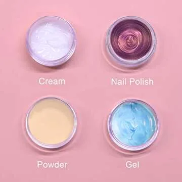 SumDirect 50Pcs Clear Cosmetic Containers with Lids