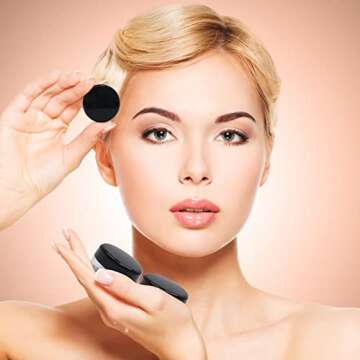 SumDirect 50Pcs Clear Cosmetic Containers with Lids