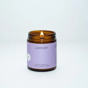 Fontana Candle Lavender Scented Candle | Clean Burn & Long Lasting