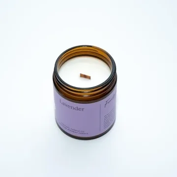 Fontana Candle Lavender Scented Candle | Clean Burn & Long Lasting