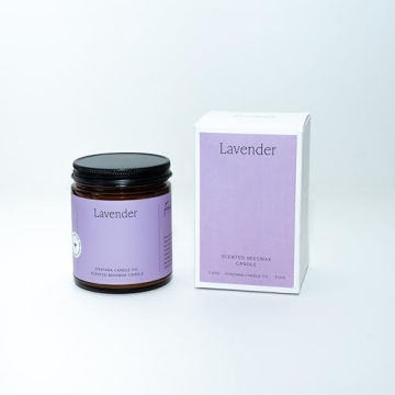 Fontana Candle Lavender Scented Candle | Clean Burn & Long Lasting