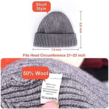 ROYBENS Swag Wool Beanie for Men Women Winter Wear