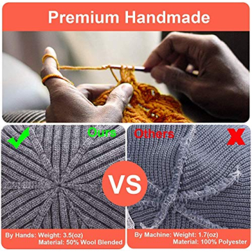 ROYBENS Swag Wool Beanie for Men Women Winter Wear