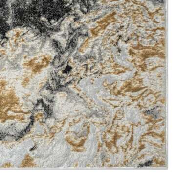 LUXE WEAVERS Marble Swirl Area Rug, 6x9 Smoke Design