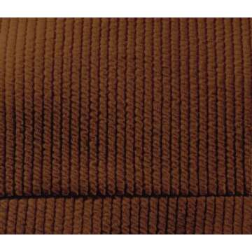 Lilosy High Waisted Tummy Control Bikini Ribbed Sporty Brazilian Swimsuit Set Women Highwaisted Cheeky Cut Leg Rise Bottom Crop Push Up Top 2 Piece Bathing Suit Brown Medium