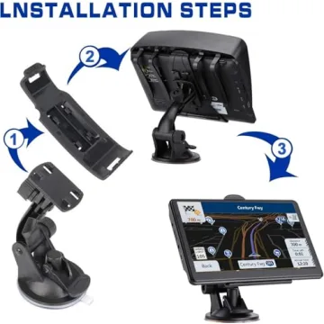 Car GPS Navigator with 2024 Maps and Touch Screen