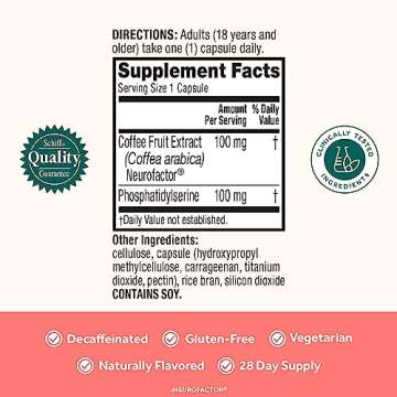 Neuriva Brain Supplement for Memory & Focus, 28ct