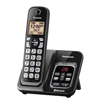 Buy Panasonic KX-TG833SK Talking Caller ID Cordless Phone