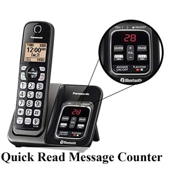 Buy Panasonic KX-TG833SK Talking Caller ID Cordless Phone
