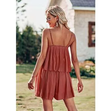 Stylish PRETTYGARDEN Summer Short Rompers for Women