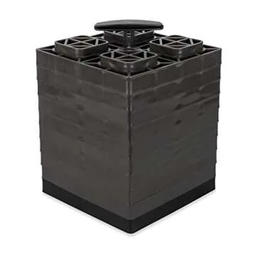 Camco FasTen RV Leveling Blocks - Interlocking Design for Secure Support and Easy Storage