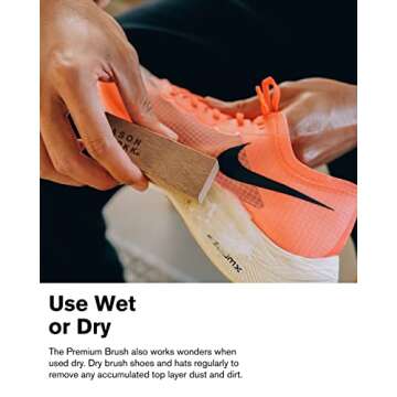 Jason Markk Delicates Shoe Cleaning Brush, Soft Brisltes & Walnut Wood, Sneaker Care, Extra Gentle, Ideal for Footwear, Safe for Leather, Suede, Nubuck, Cotton, Knits