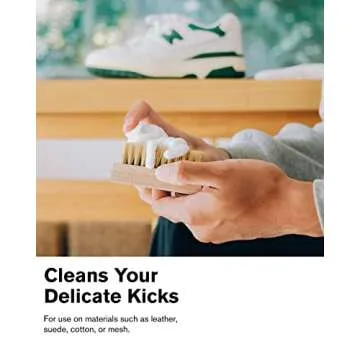 Jason Markk Delicates Shoe Cleaning Brush, Soft Brisltes & Walnut Wood, Sneaker Care, Extra Gentle, Ideal for Footwear, Safe for Leather, Suede, Nubuck, Cotton, Knits