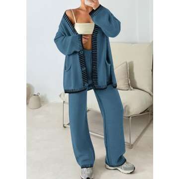 PRETTYGARDEN Women's Knit Lounge Sets Perfect for Relaxation