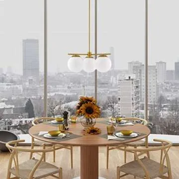Linea di Liara 3 Light Globe Chandelier for Modern Homes