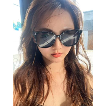 FEISEDY Retro Square Polarized Sunglasses Women Men Oversized Vintage Shades B2600