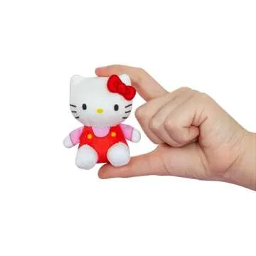 Micro Teenies Hello Kitty and Friends 6 Pack - Miniature Plush Figure, Suffed Animal, Toy Mini Soft Figure for Kids, Girls and Boys Ages 4+