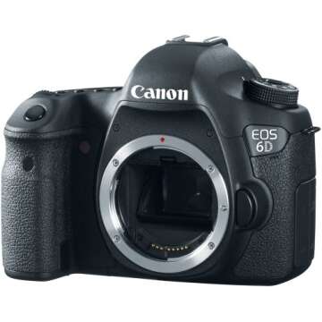 Canon EOS 6D 20.2 MP CMOS Digital SLR Camera with 3.0-Inch LCD and EF 24-105mm f/4L is USM Lens Kit - Wi-Fi Enabled