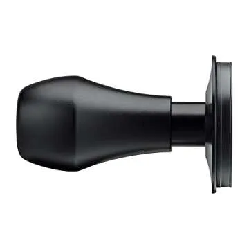 Normcore 53.3mm Espresso Coffee Tamper - Titanium Ripple Plating Base - Spring Loaded Tamper - 15lb / 25lb / 30lbs Replacement Springs - Anodized Aluminum Handle and Stand