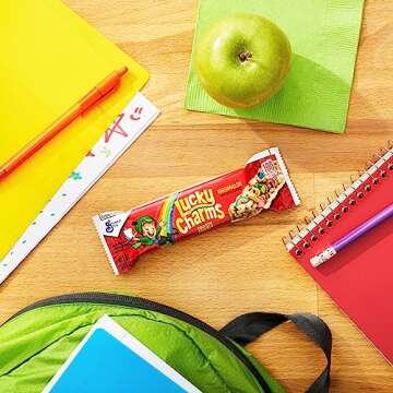 Lucky Charms Breakfast Cereal Treat Bars, Snack Bars, 6.8 oz, 8 ct (Pack of 6)