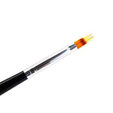 WOKOTO Black Wood Handle Ombre Brush Gel Acrylic Nail Brush Manicure Tools For Gradient UV Gel Nail