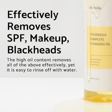 IUNIK Vegan Cleansing Oil for All Skin Types - Gentle Makeup Remover