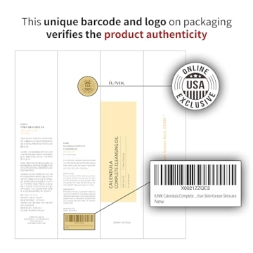 IUNIK Vegan Cleansing Oil for All Skin Types - Gentle Makeup Remover