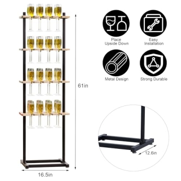 Elegant ikare Champagne Wall for Memorable Celebrations