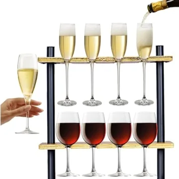 Elegant ikare Champagne Wall for Memorable Celebrations