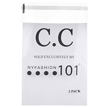 C.C Trendy Soft Chunky Knit Beanie Set in Black and Ivory