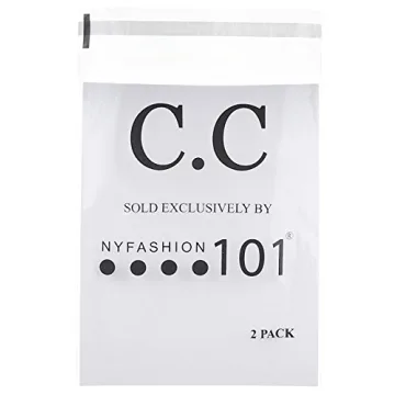 C.C Trendy Soft Chunky Knit Beanie Set in Black and Ivory