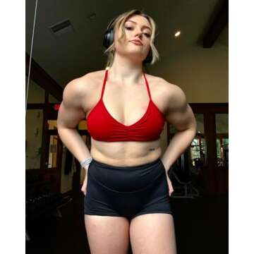 AUROLA Power Scrunch Butt Workout Shorts for Women Seamless Gym Shorts High Waist Tummy Control Yoga...