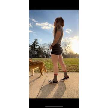 AUROLA Power Scrunch Butt Workout Shorts for Women Seamless Gym Shorts High Waist Tummy Control Yoga Biker Shorts,Black,M