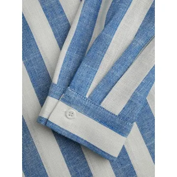 Stylish CIDER Santorini Linen-Blend Beach Shirt for All-Day Comfort