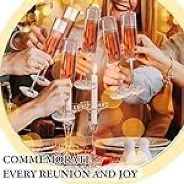 Lauwell Acrylic Champagne Flutes - Elegant and Reusable