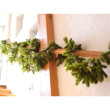 6FT Christmas Garland with LED Lights for Festive Decor