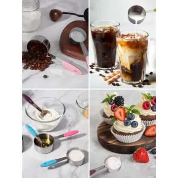 Premium Joyhill Stainless Steel Measuring Cups & Spoons Set