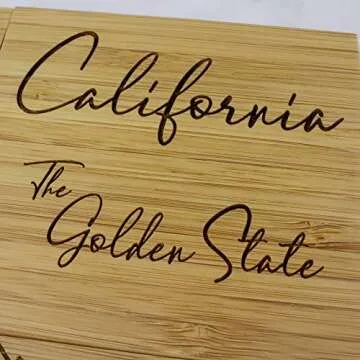 California Puzzle Coaster Set - Unique Eco-Friendly Gift