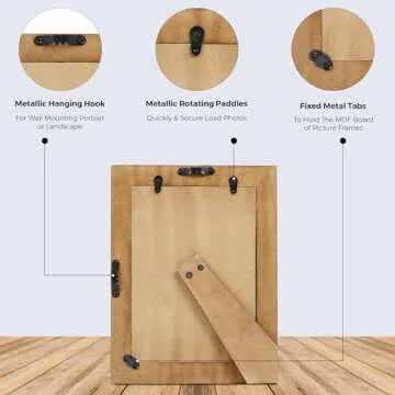 Handicrafts Home Chevron Pattern Picture Frame - Stylish Decor