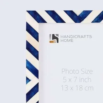 Handicrafts Home Chevron Pattern Picture Frame - Stylish Decor