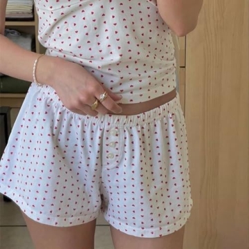 Stylish Women's Y2K Pajama Boxer Shorts for Comfort
