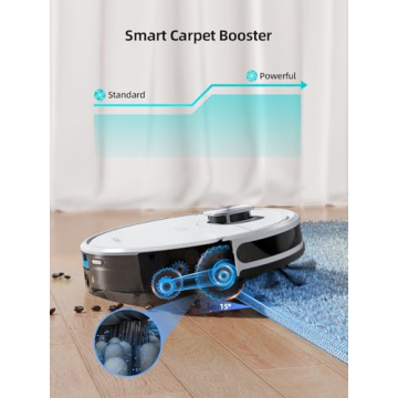 Airzeen Robot Vacuum with Self-Emptying and Smart Mapping