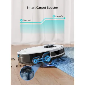 Airzeen Robot Vacuum with Self-Emptying and Smart Mapping