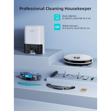 Airzeen Robot Vacuum with Self-Emptying and Smart Mapping