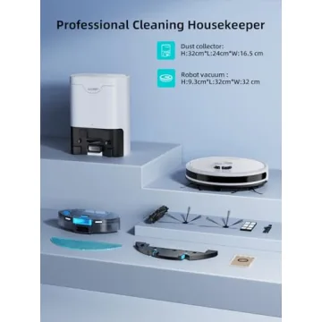 Airzeen Robot Vacuum with Self-Emptying and Smart Mapping