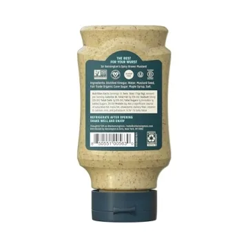 Sir Kensington's Spicy Brown Mustard - 6 Count Vegan Condiment