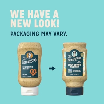Sir Kensington's Spicy Brown Mustard - 6 Count Vegan Condiment